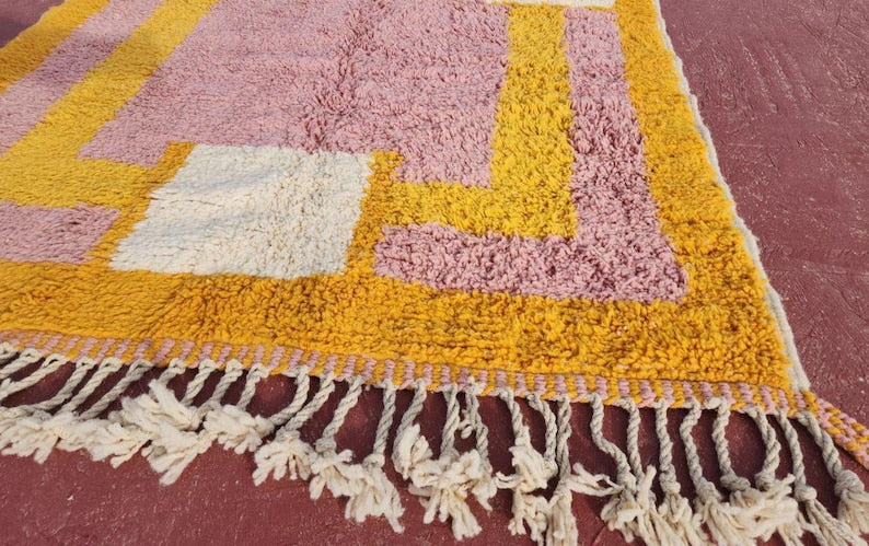 Grand Tapis Berbère Marocain Fait Main 300 ×200 cm – Artisanat Traditionnel