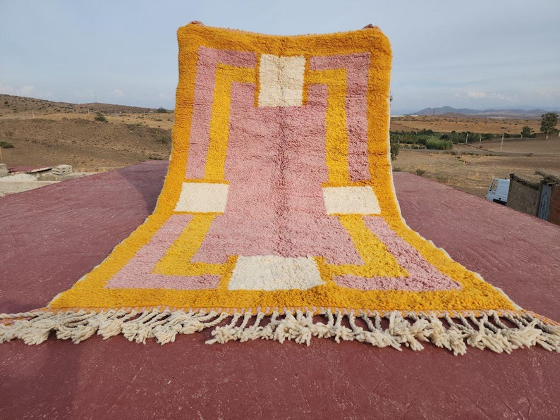 Grand Tapis Berbère Marocain Fait Main 300 ×200 cm – Artisanat Traditionnel