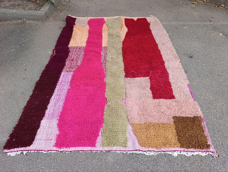 Tapis Traditionnel Marocain 250 × 150 cm – Pièce Unique Fait Main IZRI