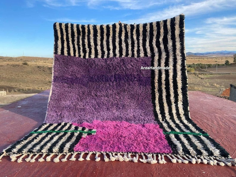 Tapis Marocain Traditionnel Fait Main300× 200 cm – Tissage Artisanal Authentique IZRI