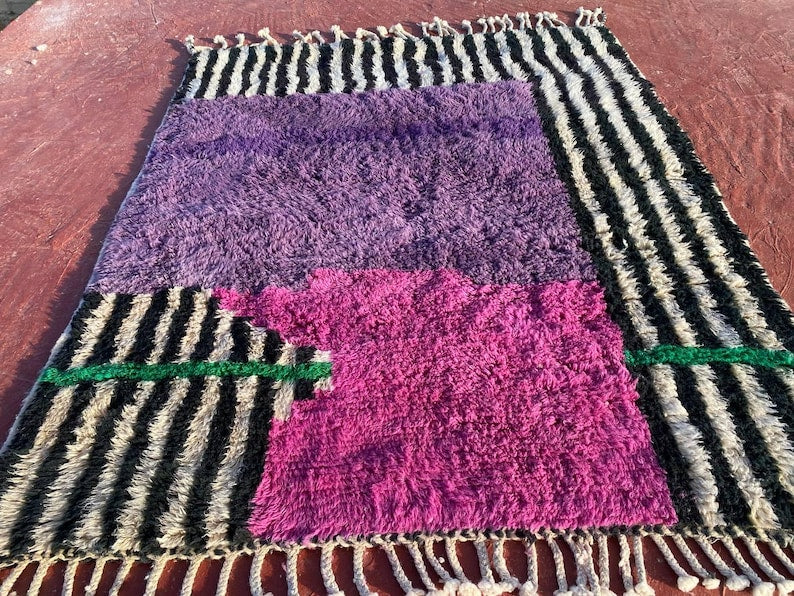 Tapis Marocain Traditionnel Fait Main300× 200 cm – Tissage Artisanal Authentique IZRI