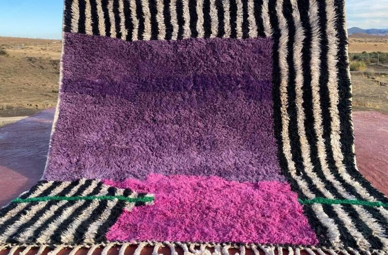 Tapis Marocain Traditionnel Fait Main300× 200 cm – Tissage Artisanal Authentique IZRI