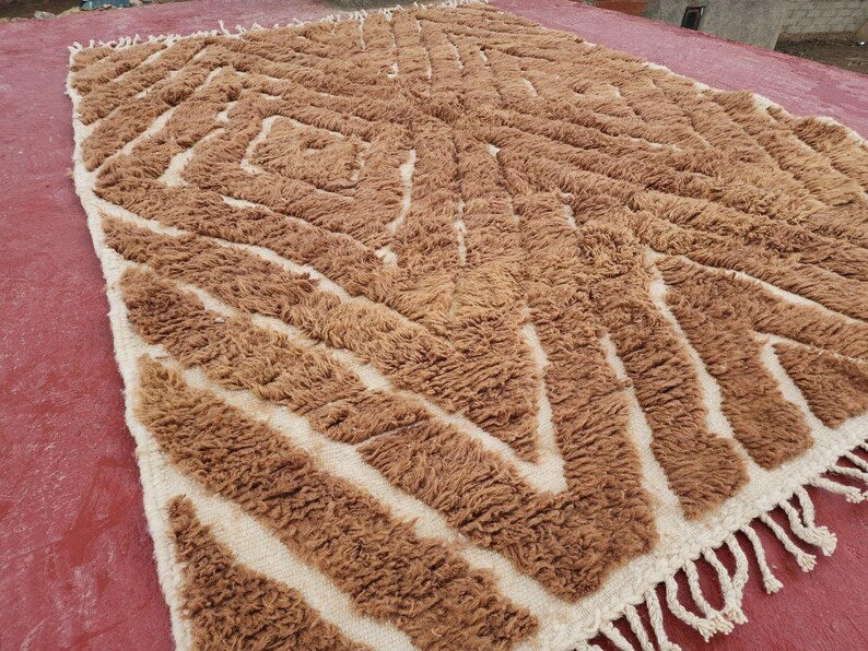 Tapis Berbère Fait Main 300 ×200 cm – Décoration Authentique du Maroc IZRI