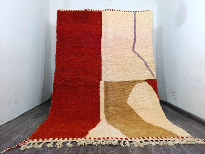 Tapis Berbère Fait Main 250 × 150 cm – Décoration Authentique du Maroc IZRI