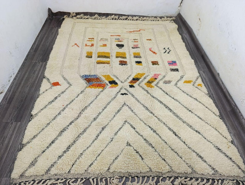 Tapis Traditionnel Marocain 250 × 150 cm – Pièce Unique Fait Main IZRI
