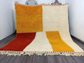 Grand Tapis Berbère Marocain Fait Main 250 × 150 cm – Artisanat Traditionnel IZRI
