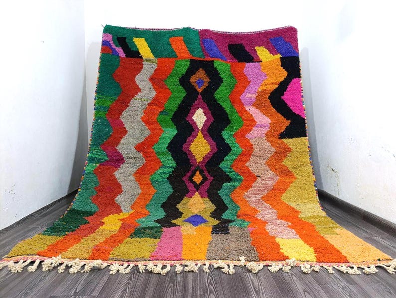 Tapis Traditionnel Marocain 250 × 150 cm – Pièce Unique Fait Main IZRI