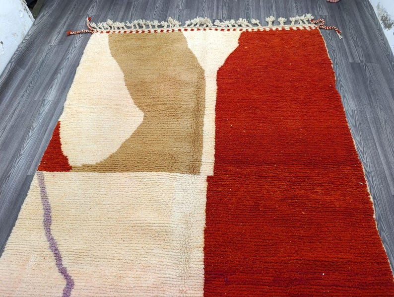 Tapis Berbère Fait Main 250 × 150 cm – Décoration Authentique du Maroc IZRI
