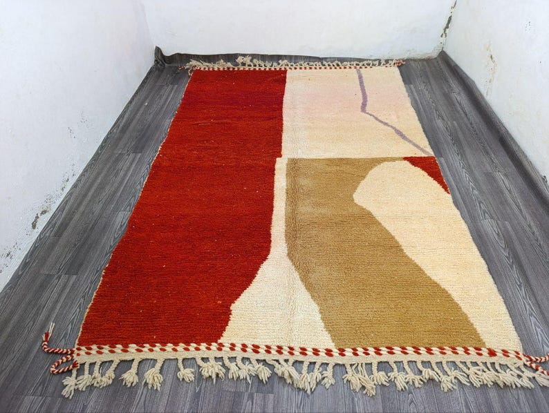 Tapis Berbère Fait Main 250 × 150 cm – Décoration Authentique du Maroc IZRI