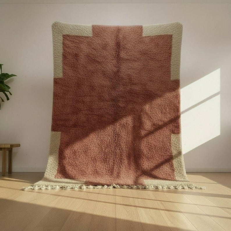 Tapis Marocain Traditionnel Fait Main 300× 200cm – Tissage Artisanal Authentique IZRI