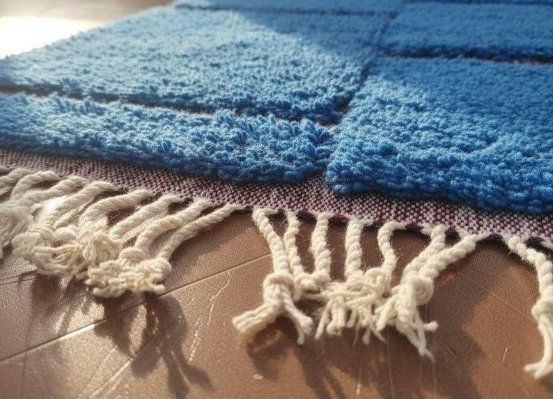 Tapis Berbère Fait Main 300 × 200 cm – Décoration Authentique du Maroc