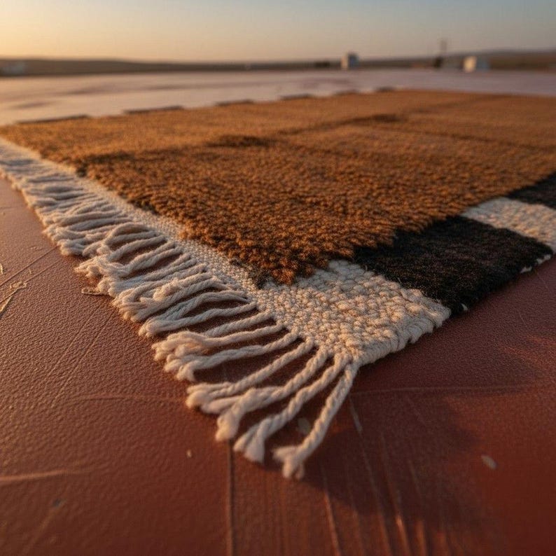 Grand Tapis Berbère Marocain Fait Main 300 ×200 cm – Artisanat Traditionnel IZRI