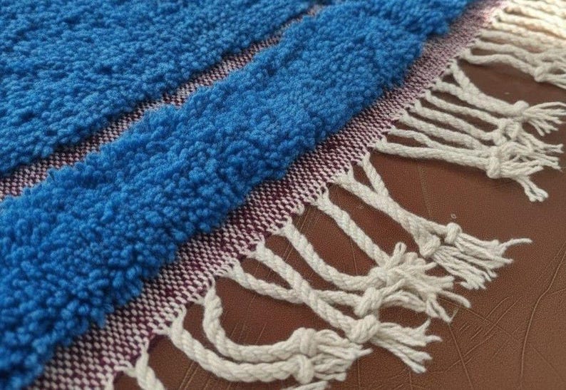 Tapis Berbère Fait Main 300 × 200 cm – Décoration Authentique du Maroc