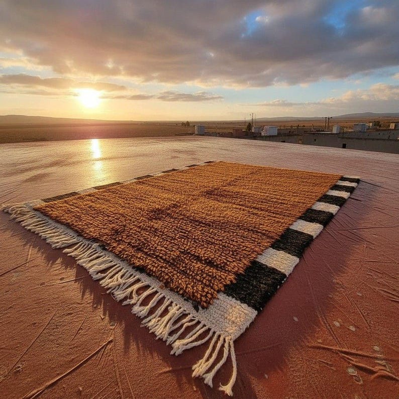 Grand Tapis Berbère Marocain Fait Main 300 ×200 cm – Artisanat Traditionnel IZRI