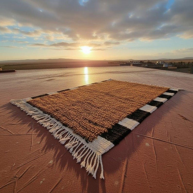 Grand Tapis Berbère Marocain Fait Main 300 ×200 cm – Artisanat Traditionnel IZRI