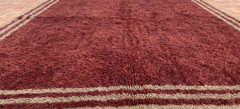 Grand Tapis Berbère Marocain Fait Main 300 ×200 cm – Artisanat Traditionnel