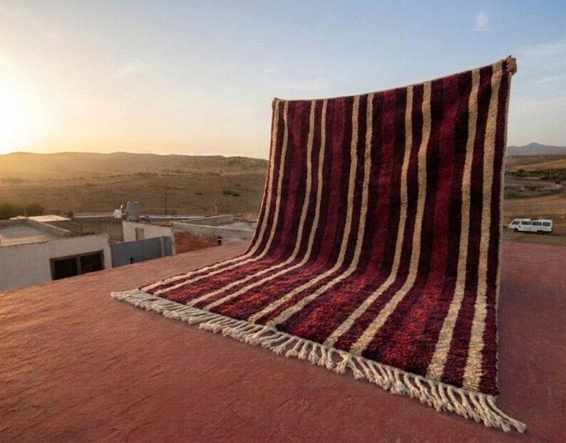 Grand Tapis Berbère Marocain Fait Main 300 ×200 cm – Artisanat Traditionnel