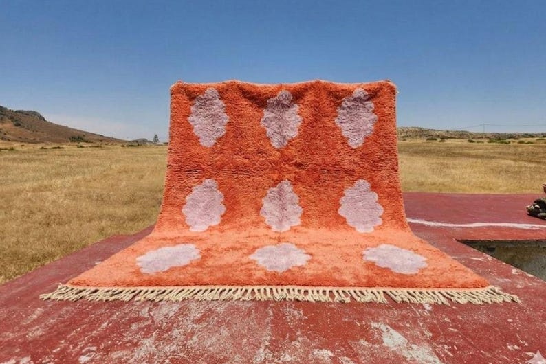 Grand Tapis Berbère Marocain Fait Main 300 ×200 cm – Artisanat Traditionnel