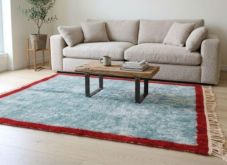 Tapis Marocain Traditionnel Fait Main300 ×200 cm – Tissage Artisanal Authentique IZRI