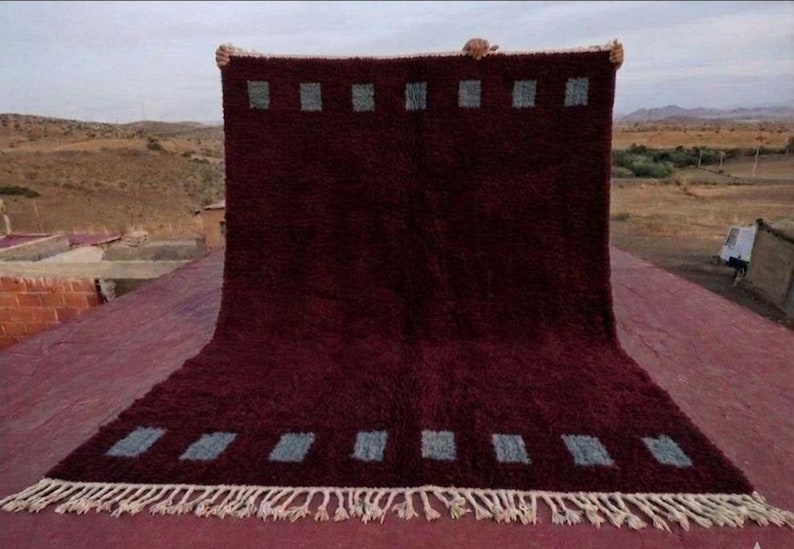 Grand Tapis Berbère Marocain Fait Main 300 ×200 cm – Artisanat Traditionnel