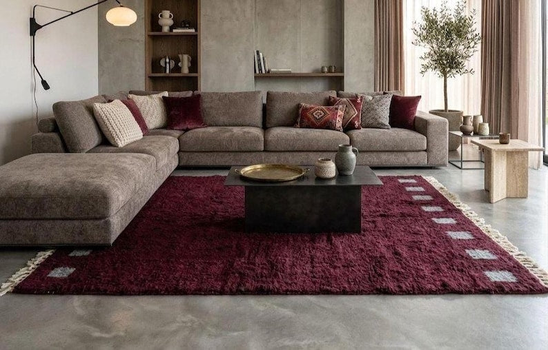 Grand Tapis Berbère Marocain Fait Main 300 ×200 cm – Artisanat Traditionnel