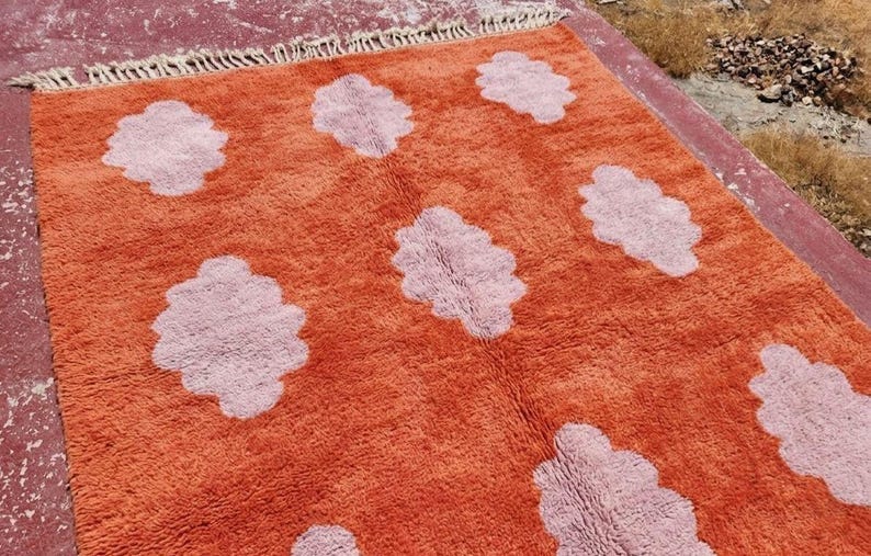 Grand Tapis Berbère Marocain Fait Main 300 ×200 cm – Artisanat Traditionnel