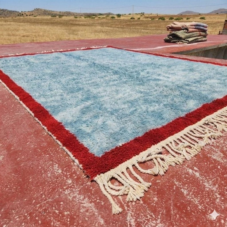 Tapis Marocain Traditionnel Fait Main300 ×200 cm – Tissage Artisanal Authentique IZRI