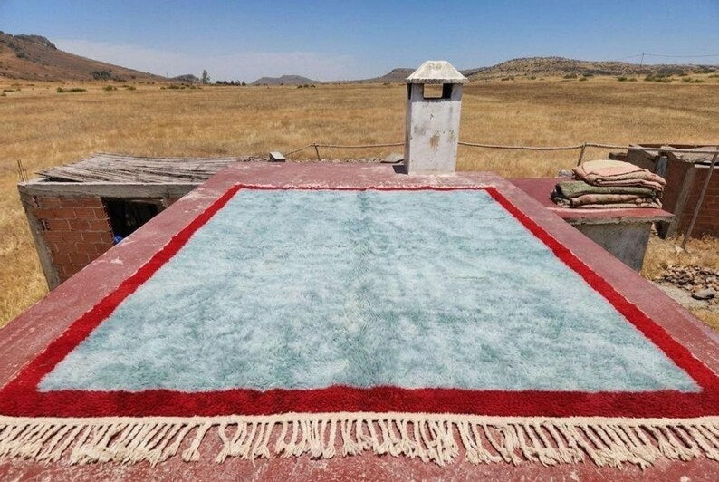 Tapis Marocain Traditionnel Fait Main300 ×200 cm – Tissage Artisanal Authentique IZRI