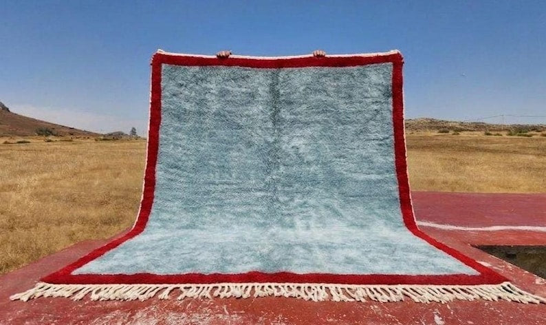 Tapis Marocain Traditionnel Fait Main300 ×200 cm – Tissage Artisanal Authentique IZRI