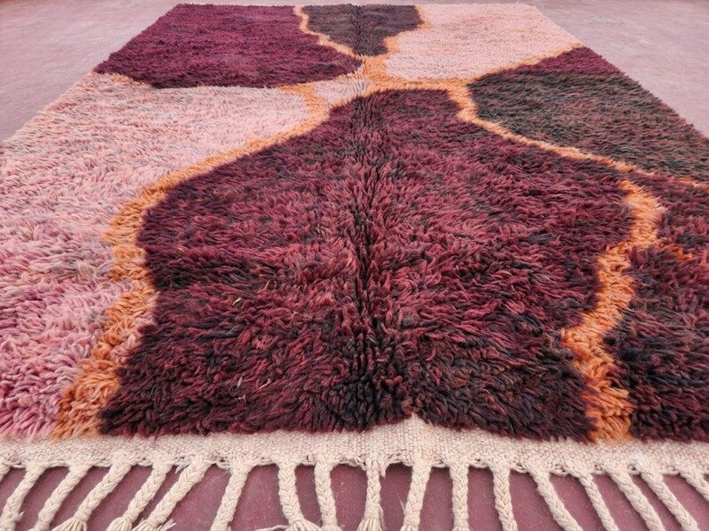 Tapis Marocain Artisanal 300 ×200 cm – Laine Tissée à la Main – Style Traditionnel IZRI